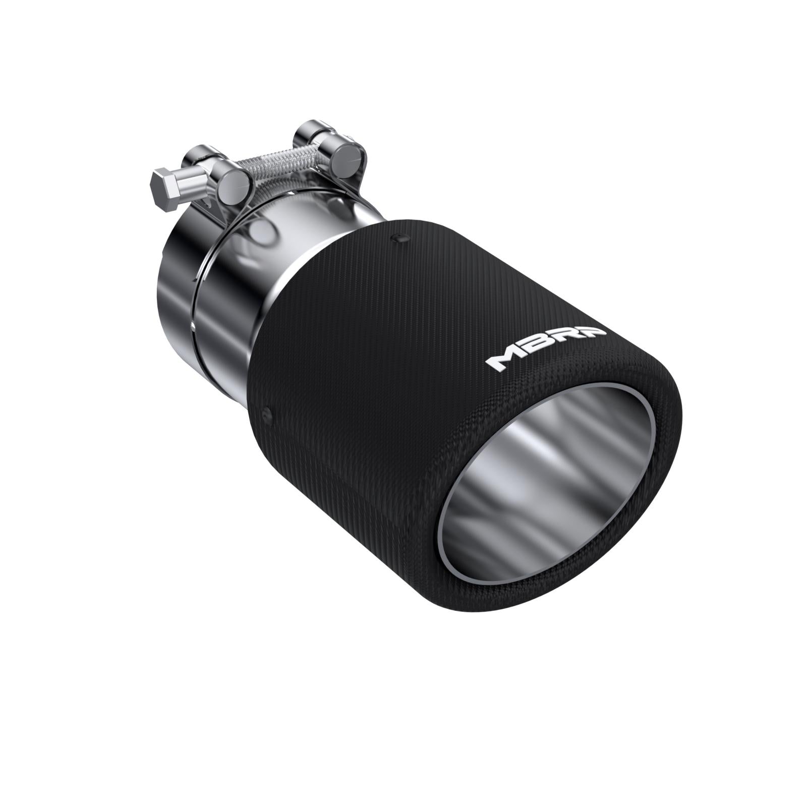 MBRP Exhaust Tip 3-Inch Inlet 4-Inch Outlet Dual Wall Carbon Fiber Universal Fit