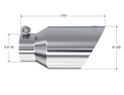MBRP Exhaust Tip 2.5-Inch Inlet 4-Inch Outlet Dual Wall Universal Fit Armor Pro