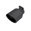 MBRP Exhaust Tip 2.5-Inch Inlet 4-Inch Outlet Dual Wall Universal Fit Armor Black