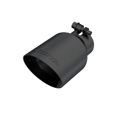 MBRP Exhaust Tip 2.5-Inch Inlet 4-Inch Outlet Dual Wall Universal Fit Armor Black