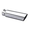 MBRP Exhaust Tip 4-Inch Inlet 5-Inch Outlet Rolled End T304 Stainless Steel Universal Fit