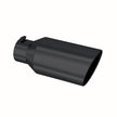 MBRP Exhaust Tip 5-Inch Inlet 6-Inch Outlet Rolled End Universal Fit Armor Black Exhaust Tip 8 Inch O.D. Rolled End 5 Inch Inlet 18 Inch Length Black