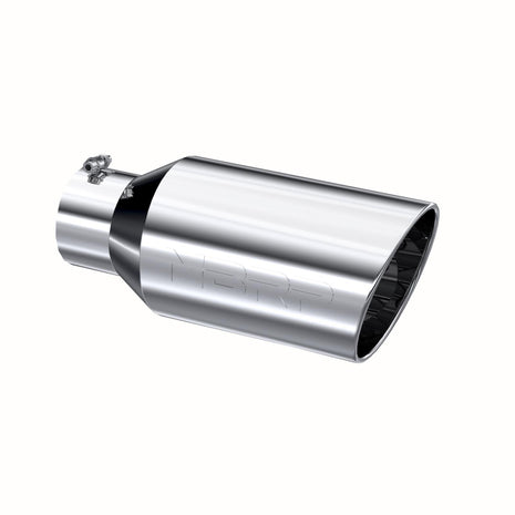 MBRP Exhaust Tip 5-Inch Inlet 8-Inch Outlet Rolled End T304 Stainless Steel Universal Fit