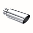 MBRP Exhaust Tip 4-Inch Inlet 6-Inch Outlet Rolled End T304 Stainless Steel Universal Fit