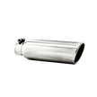 MBRP Exhaust Tip 2.25-Inch Inlet 3.5-Inch Outlet Rolled End T304 Stainless Steel 3.8L Universal Fit