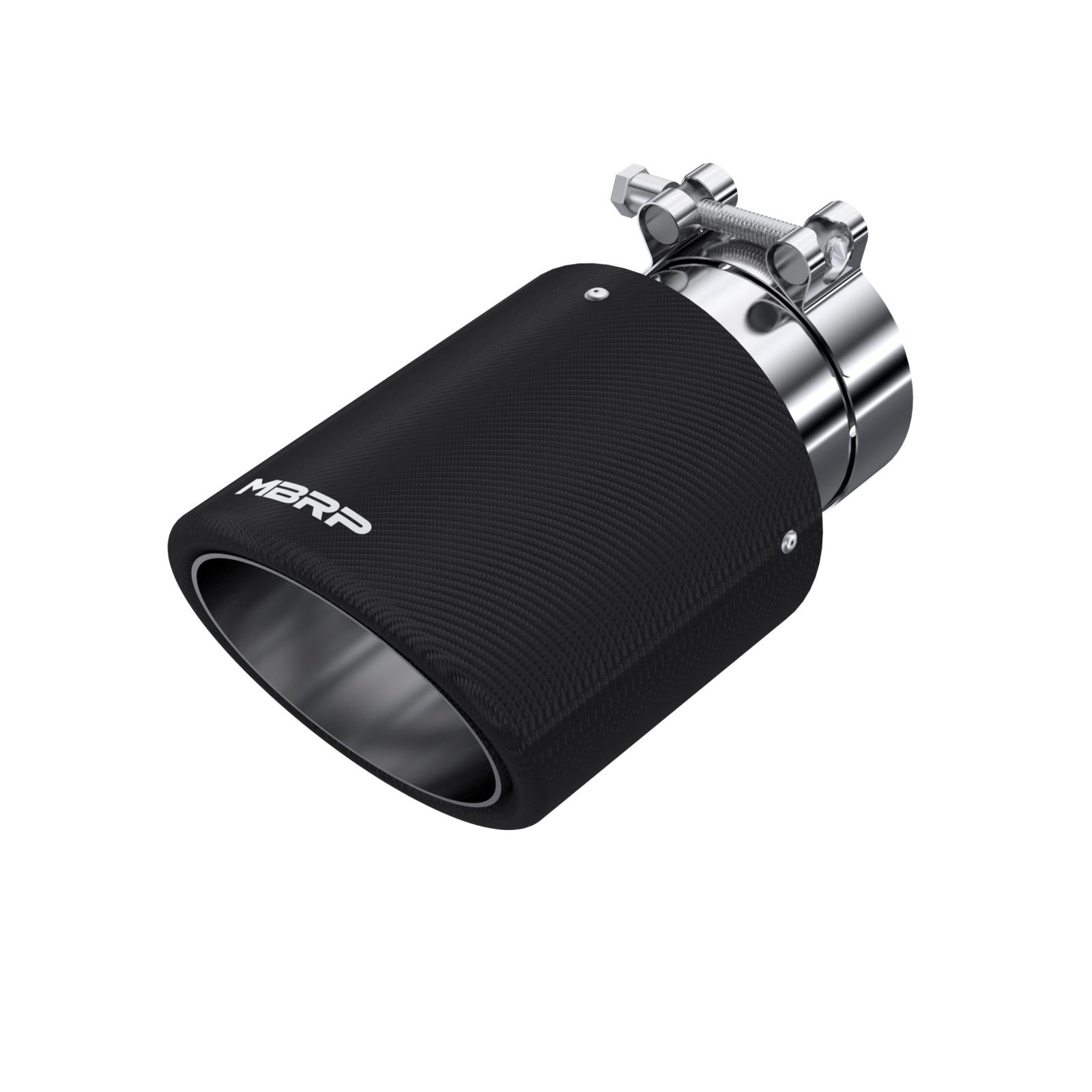 MBRP Exhaust Tip 3-Inch Inlet 4.5-Inch Outlet Dual Wall Carbon Fiber Universal Fit