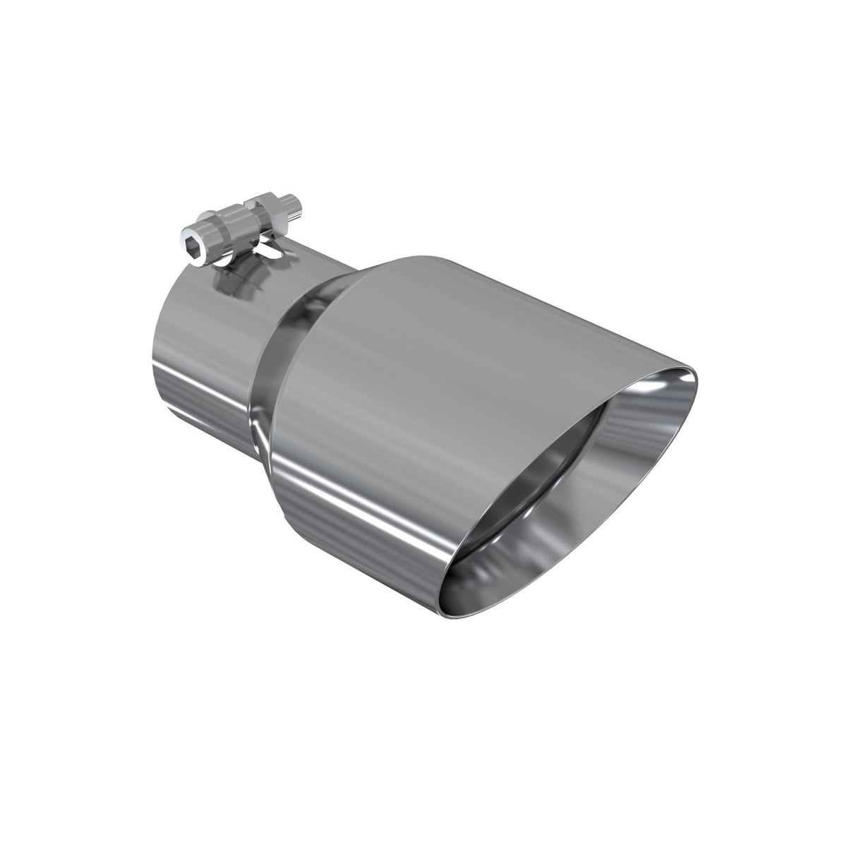 MBRP Exhaust Tip 3-Inch Inlet 4.5-Inch Outlet Dual Wall T304 Stainless Steel Universal Fit