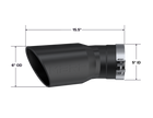 MBRP Exhaust Tip 5-Inch Inlet 6-Inch Outlet Rolled End 2015-2025 Chevy Silverado 2500 HD/3500 HD; 2015-2025 GMC Sierra 2500 HD/3500 HD