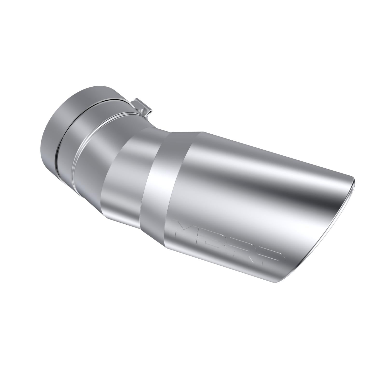 MBRP Exhaust Tip 5-Inch Inlet 6-Inch Outlet Rolled End T304 Stainless Steel 2015-2025 Chevy Silverado 2500 HD/3500 HD; 2015-2025 GMC Sierra 2500 HD/3500 HD
