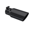 MBRP Exhaust Tip 3-Inch Inlet 4-Inch Outlet T304 Stainless Steel Universal Fit Armor Black Black Series