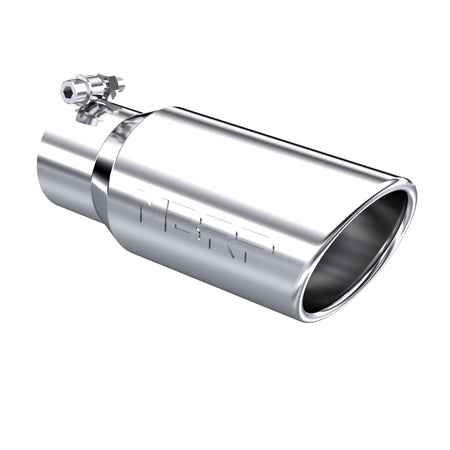 MBRP Exhaust Tip 3-Inch Inlet 4-Inch Outlet Rolled End T304 Stainless Steel Universal Fit