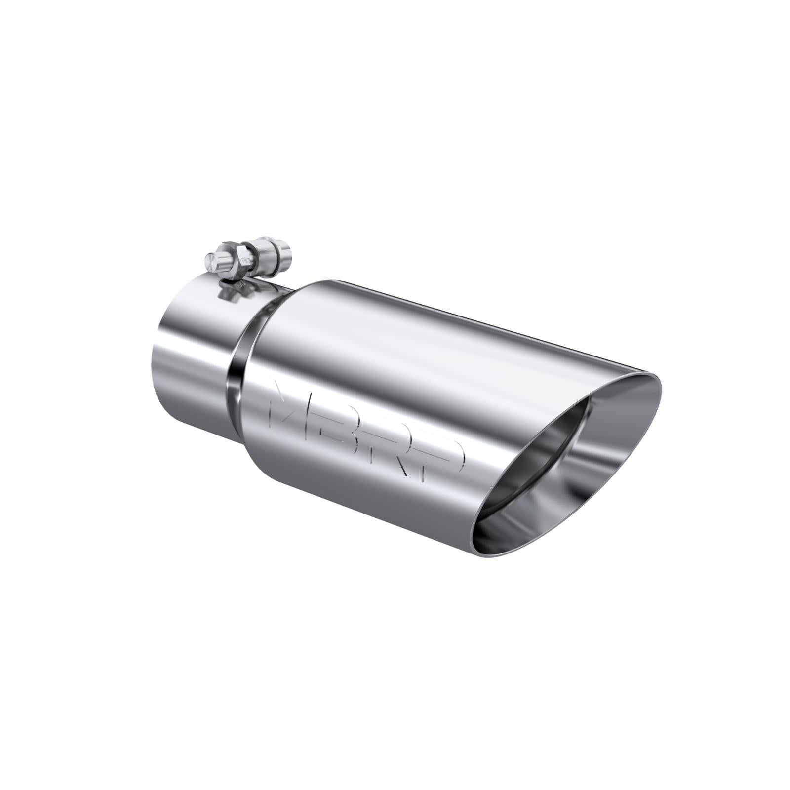 MBRP Exhaust Tip 3-Inch Inlet 4-Inch Outlet Dual Wall T304 Stainless Steel Universal Fit