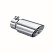 MBRP Exhaust Tip 3-Inch Inlet 4-Inch Outlet Dual Wall T304 Stainless Steel Universal Fit