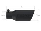MBRP Exhaust Tip 2.75-Inch Inlet 4-Inch Outlet Rolled End Universal Fit
