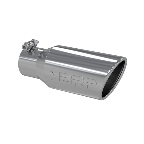MBRP Exhaust Tip 2.75-Inch Inlet 4-Inch Outlet Rolled End T304 Stainless Steel Universal Fit