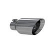MBRP Exhaust Tip 2.5-Inch Inlet 4.5-Inch Outlet Dual Wall Rolled End T304 Stainless Steel Universal Fit