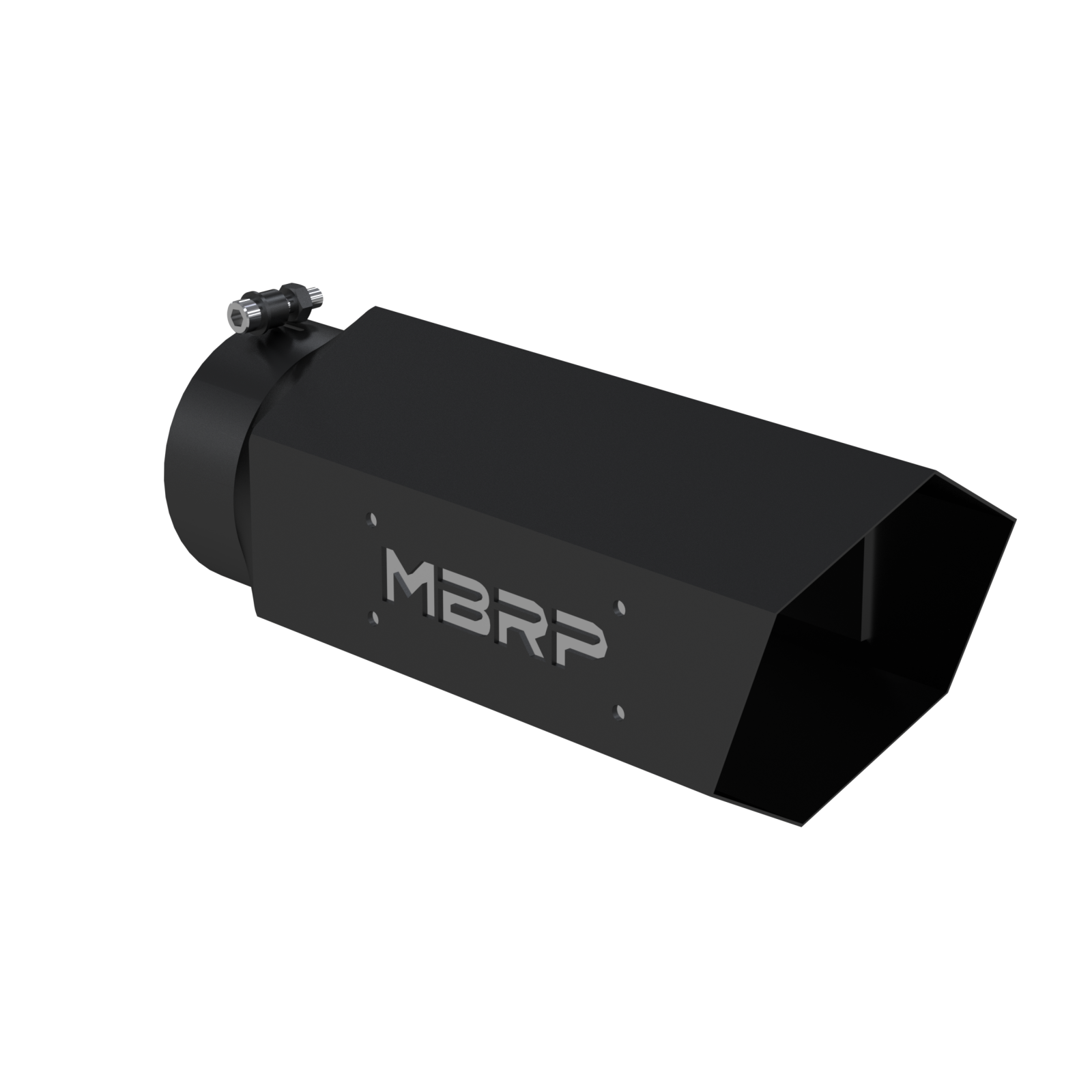 MBRP Exhaust Tip 5-Inch Inlet 6-Inch Outlet T304 Stainless Steel Universal Fit Armor Black Black Coated