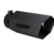 MBRP Exhaust Tip 5-Inch Inlet 6-Inch Outlet T304 Stainless Steel Universal Fit Armor Black Powdercoat