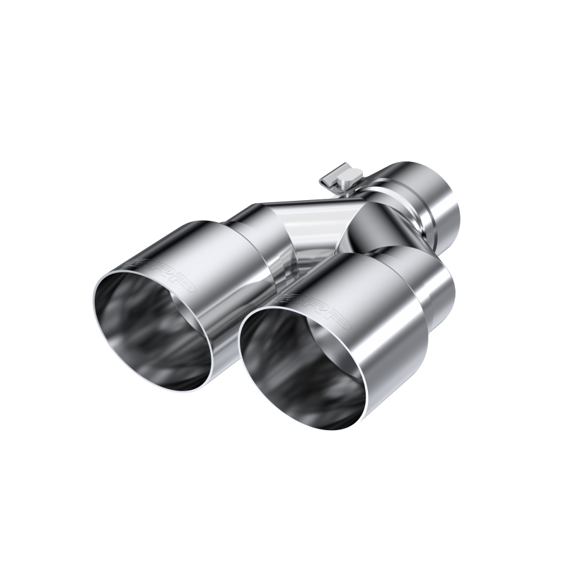 MBRP Exhaust Tip 2.5-Inch Inlet 3.5-Inch Outlet 9.5-Inch Length Single Wall T304 Stainless Steel Universal Fit
