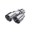 MBRP Exhaust Tip 2.5-Inch Inlet 3.5-Inch Outlet 9.5-Inch Length Single Wall T304 Stainless Steel Universal Fit