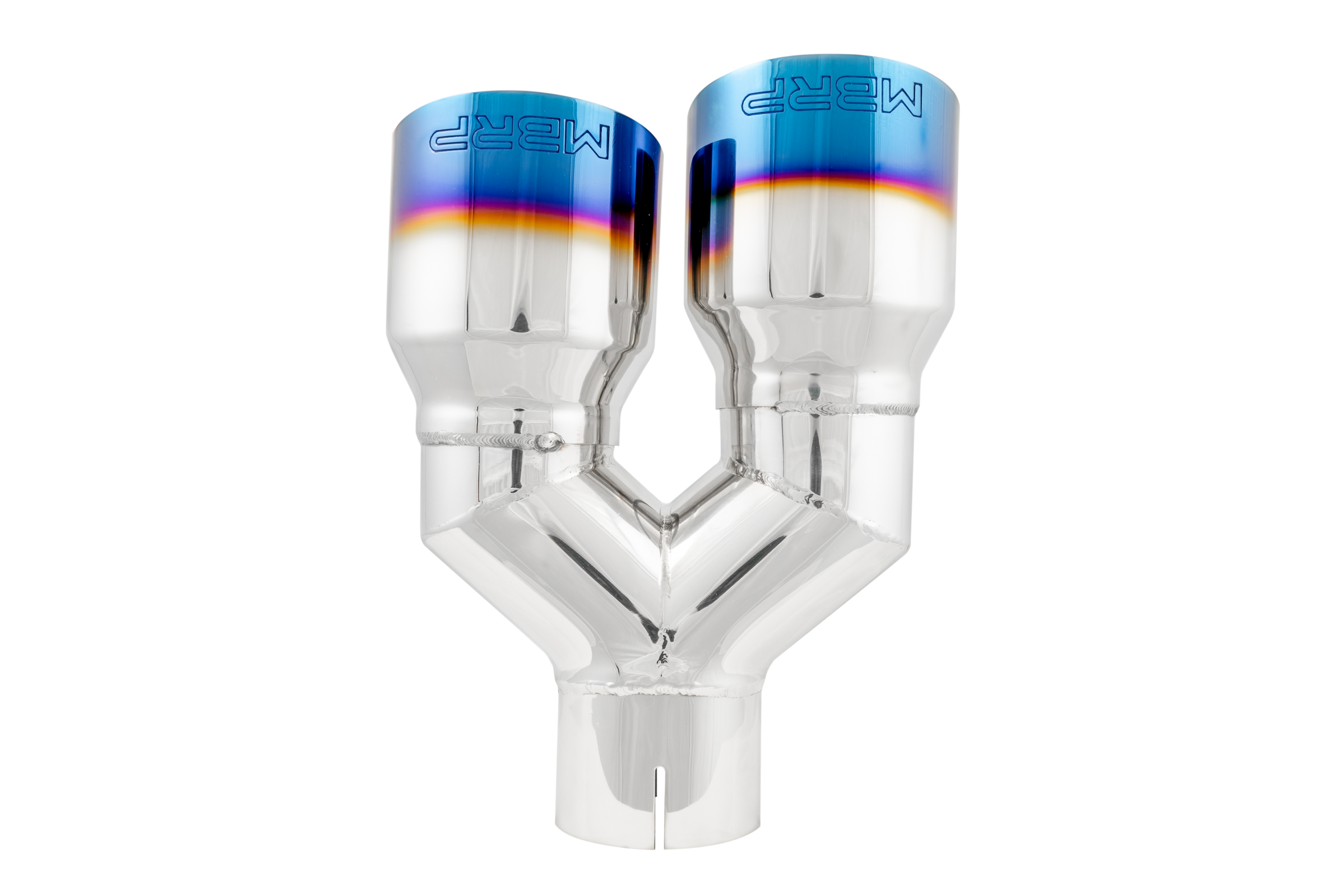 MBRP Exhaust Tip 2.5-Inch Inlet 3.5-Inch Outlet 9.5-Inch Length Single Wall Burnt End T304 Stainless Steel Universal Fit Left 9.5 Right 9