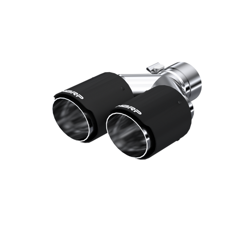 MBRP Exhaust Tip 2.5-Inch Inlet 3.5-Inch Outlet 9.45-Inch Length Dual Wall Carbon Fiber Universal Fit Left 9.5 Right 9