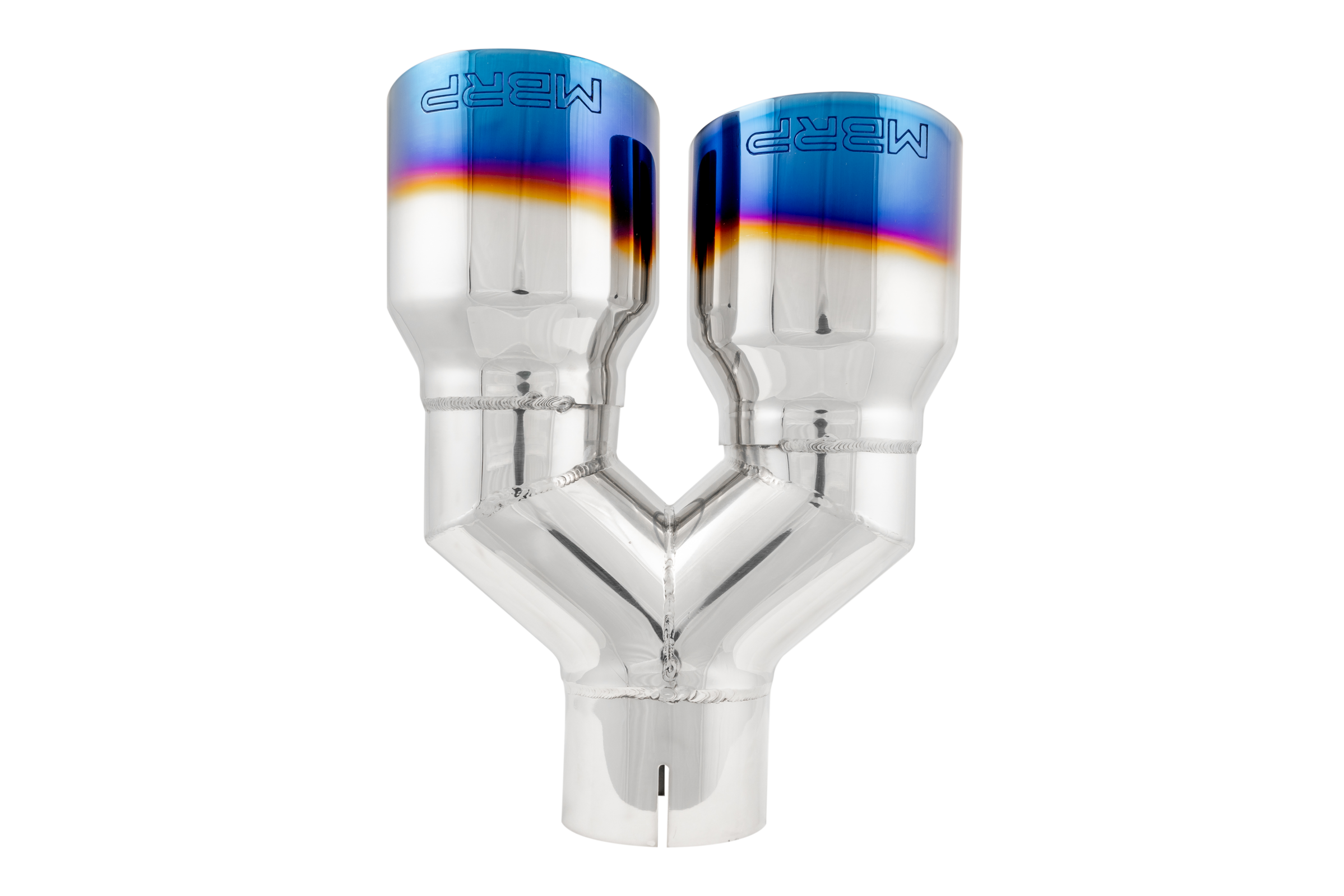 MBRP Exhaust Tip 2.5-Inch Inlet 3.5-Inch Outlet 9.5-Inch Length Single Wall Burnt End T304 Stainless Steel Universal Fit Left 9 Right 9.5