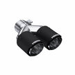 MBRP Exhaust Tip 2.5-Inch Inlet 3.5-Inch Outlet 9.45-Inch Length Dual Wall Carbon Fiber Universal Fit Left 9 Right 9.5