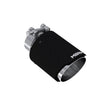 MBRP Exhaust Tip 2.5-Inch Inlet 4-Inch Outlet 6.5-Inch Length Dual Wall Angle Cut Carbon Fiber Universal Fit