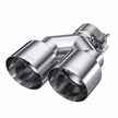 MBRP Exhaust Tip 2.5-Inch Inlet 4-Inch Outlet 9.55-Inch Length Single Wall T304 Stainless Steel Universal Fit Left 9.5 Right 9