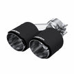 MBRP Exhaust Tip 2.5-Inch Inlet 4-Inch Outlet 9.50-Inch Length Dual Wall Carbon Fiber Universal Fit