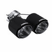 MBRP Exhaust Tip 2.5-Inch Inlet 4-Inch Outlet 9.5-Inch Length Dual Wall Carbon Fiber Universal Fit