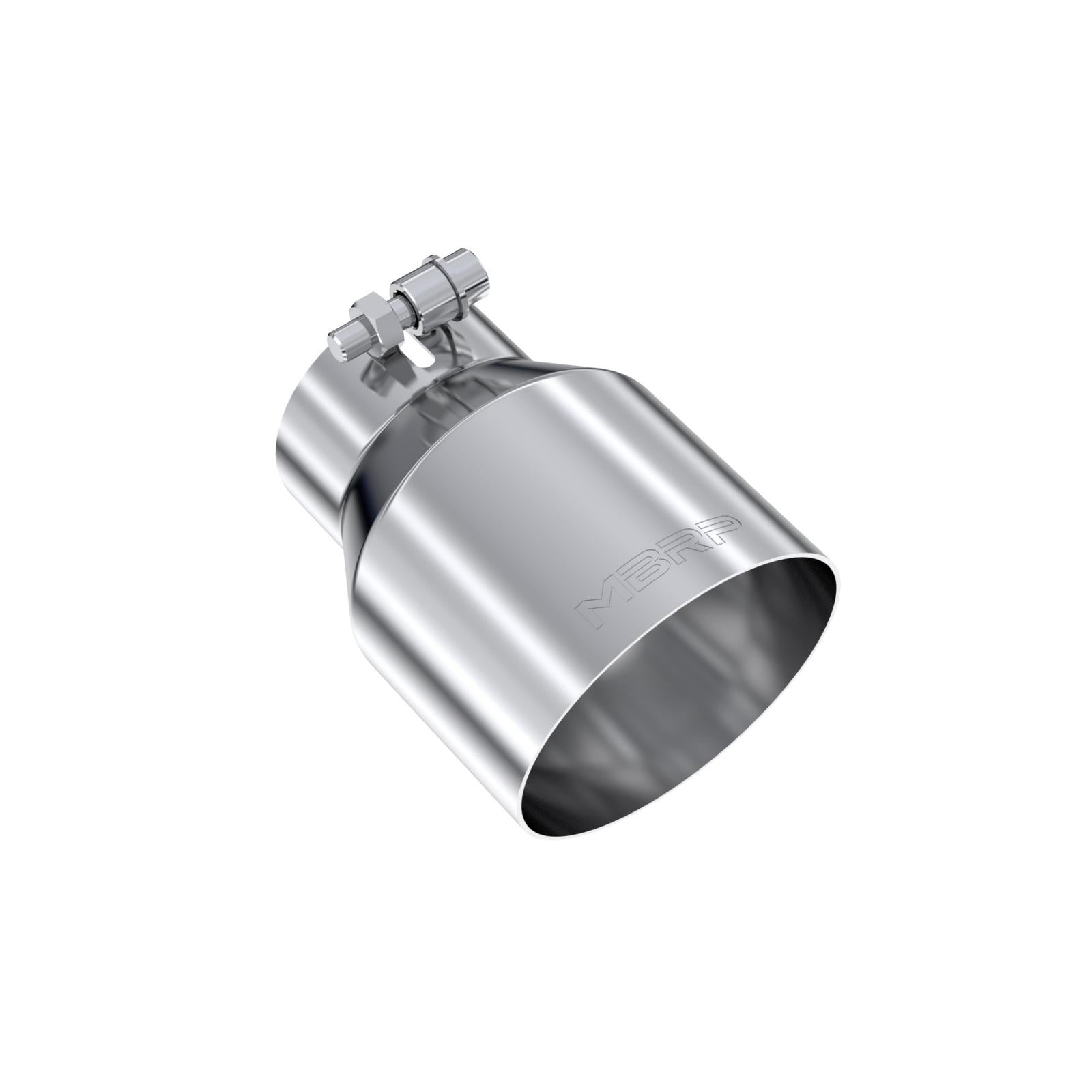 MBRP Exhaust Tip 4.5-Inch Outlet Angle Cut T304 Stainless Steel Universal Fit