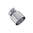 MBRP Exhaust Tip 4.5-Inch Outlet Angle Cut T304 Stainless Steel Universal Fit