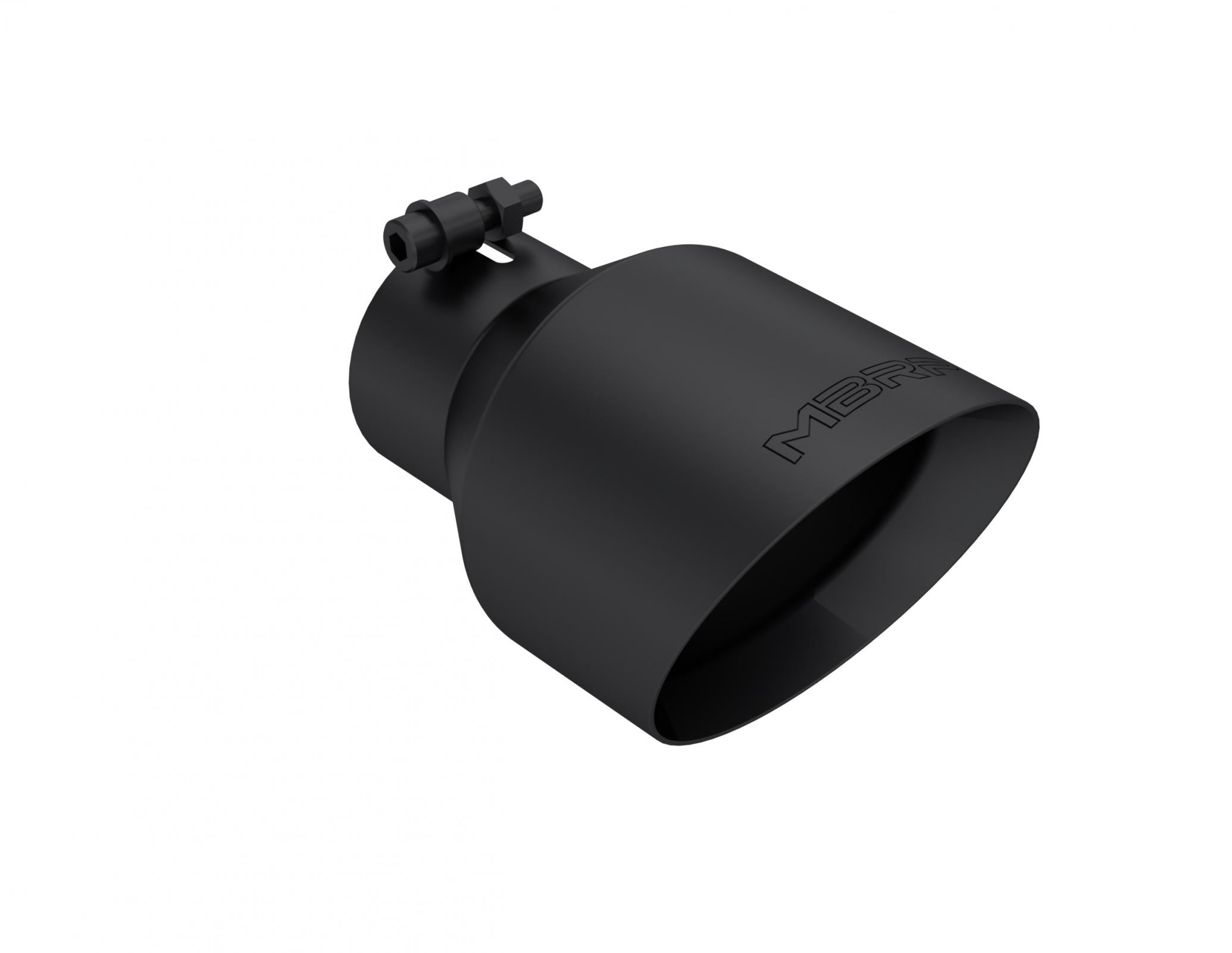 MBRP Exhaust Tip 3-Inch Inlet 8-Inch Length Dual Wall Angle Cut T304 Stainless Steel Universal Fit