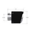 MBRP Exhaust Tip 2.5-Inch Inlet 5-Inch Outlet 6.5-Inch Length Dual Wall Angle Cut Carbon Fiber Universal Fit