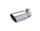 MBRP Exhaust Tip 3.2-Inch Inlet 4.5-Inch Outlet 10-Inch Length Single Wall Rolled End T304 Stainless Steel Universal Fit Armor Pro