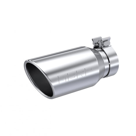 MBRP Exhaust Tip 3.2-Inch Inlet 4.5-Inch Outlet 10-Inch Length Single Wall Rolled End T304 Stainless Steel Universal Fit Armor Pro