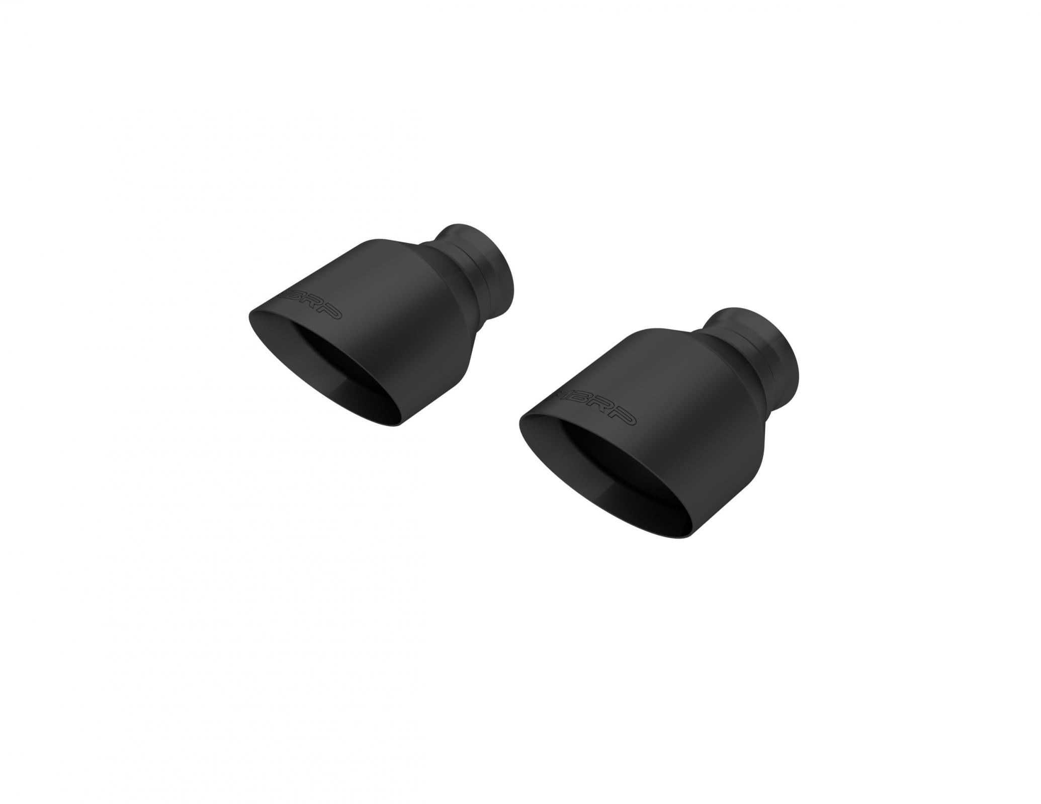 MBRP Exhaust Tip Angle Cut T304 Stainless Steel 5.7L/6.2L/6.4L 2015-2023 Dodge Charger; 2018-2026 Dodge Durango Polished Black
