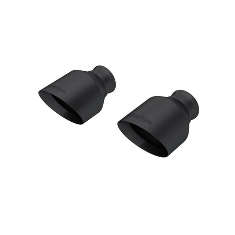 MBRP Exhaust Tip Angle Cut T304 Stainless Steel 5.7L/6.2L/6.4L 2015-2023 Dodge Charger; 2018-2026 Dodge Durango Polished Black