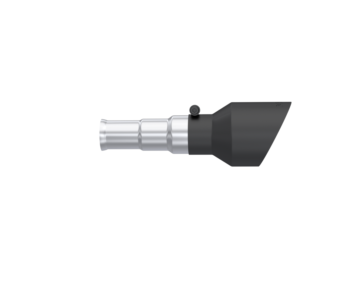 MBRP Exhaust Tip 3-Inch Inlet Dual Wall Angle Cut T304 Stainless Steel 5.7Ls Hemi 2019-2024 Ram 1500 Armor Black
