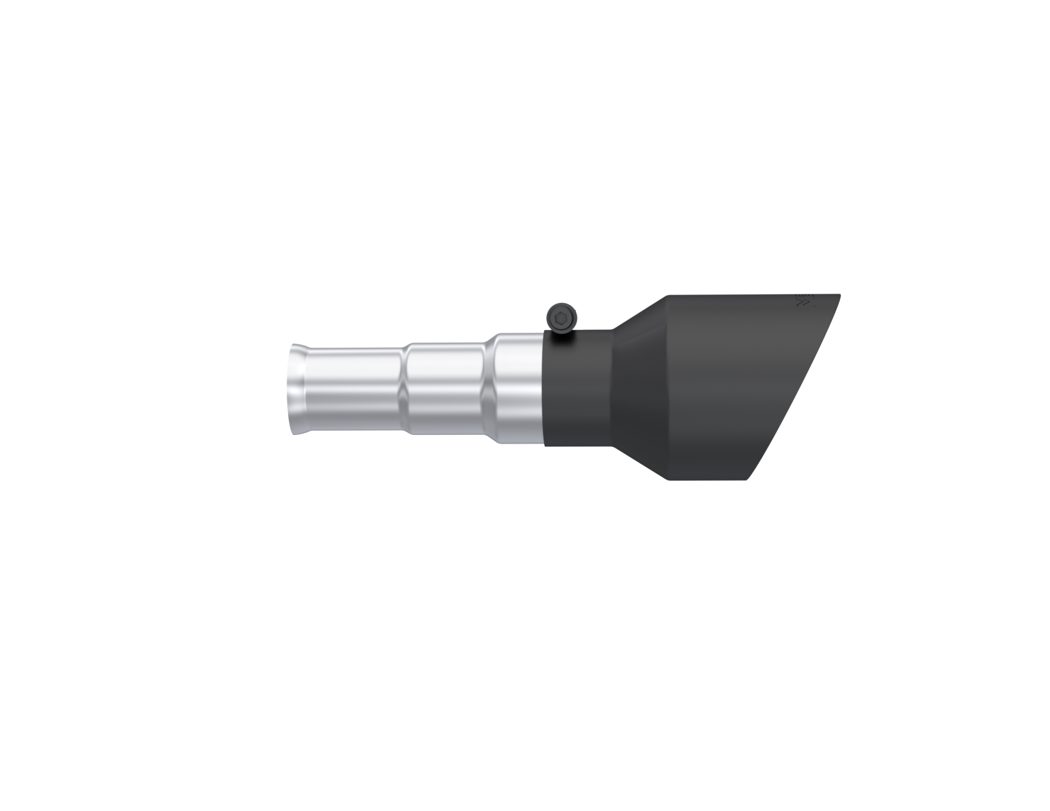 MBRP Exhaust Tip 3-Inch Inlet Dual Wall Angle Cut T304 Stainless Steel 5.7Ls Hemi 2019-2024 Ram 1500 Armor Black