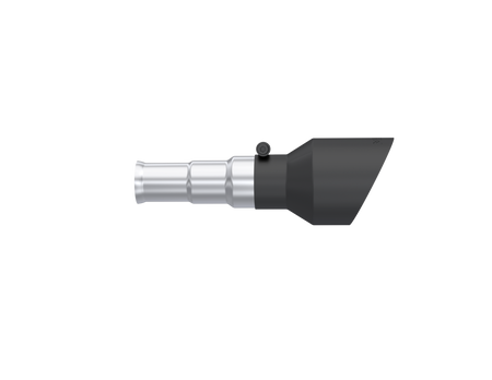 MBRP Exhaust Tip 3-Inch Inlet Dual Wall Angle Cut T304 Stainless Steel 5.7Ls Hemi 2019-2024 Ram 1500 Armor Black