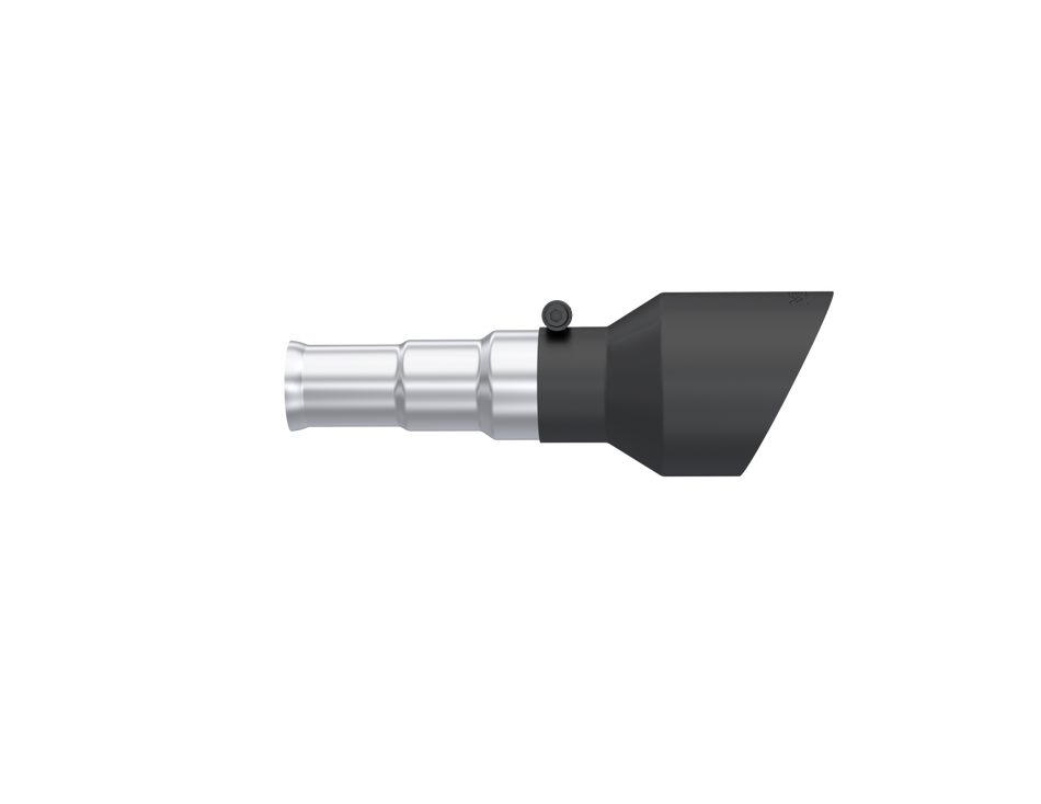 MBRP Exhaust Tip 3-Inch Inlet Dual Wall Angle Cut T304 Stainless Steel 5.7Ls Hemi 2019-2024 Ram 1500 Armor Black