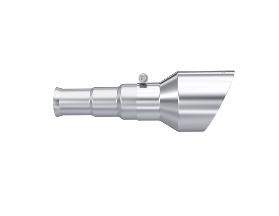 MBRP Exhaust Tip 3-Inch Inlet Dual Wall Angle Cut T304 Stainless Steel 5.7Ls Hemi 2019-2024 Ram 1500 Mirror Polished