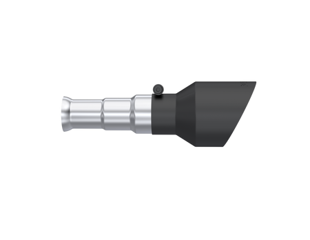 MBRP Exhaust Tip 3-Inch Inlet Dual Wall Angle Cut T304 Stainless Steel 5.7Ls Hemi 2009-2010 Dodge Ram 1500; 2011-2018 Ram 1500; 2019-2024 Ram 1500 Classic Armor Black