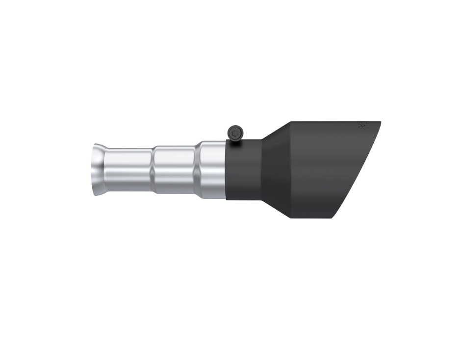 MBRP Exhaust Tip 3-Inch Inlet Dual Wall Angle Cut T304 Stainless Steel 5.7Ls Hemi 2009-2010 Dodge Ram 1500; 2011-2018 Ram 1500; 2019-2024 Ram 1500 Classic Armor Black