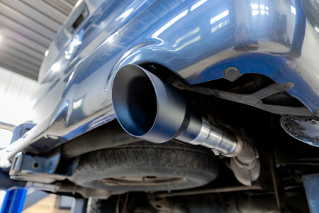 MBRP Exhaust Tip 3-Inch Inlet Dual Wall Angle Cut T304 Stainless Steel 5.7Ls Hemi 2009-2010 Dodge Ram 1500; 2011-2018 Ram 1500; 2019-2024 Ram 1500 Classic Armor Black
