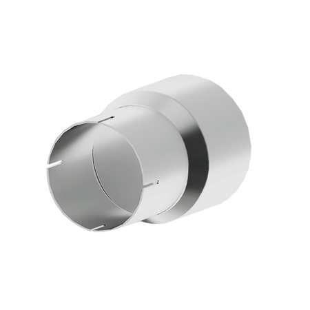 MBRP Exhaust System Exhaust Armor Plus Universal Fit T409 Stainless Steel 4-Inch 5-Inch 7-Inch 4 Inch ID To 5 Inch OD 7 Inch Length Exhaust Pipe Adapter T409 Stainless Steel