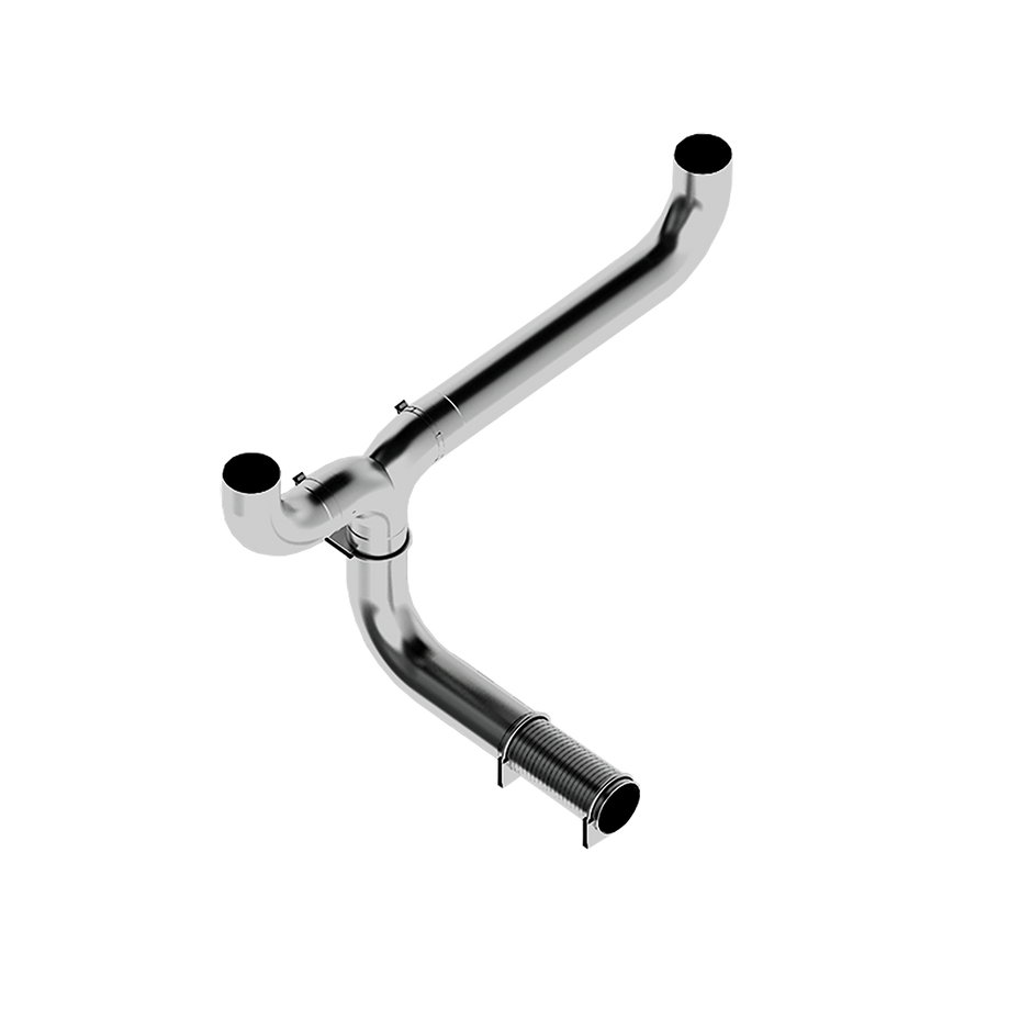 MBRP 5-Inch Exhaust System Exhaust Armor Lite Universal Fit Aluminized Steel Full Size Pickup 5 Inch Exhaust Pipe T Pipe Aluminized Steel